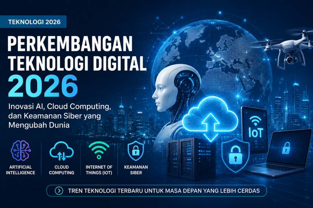Perkembangan Teknologi Digital 2026: Inovasi AI, Cloud Computing, dan Keamanan Siber yang Mengubah Dunia